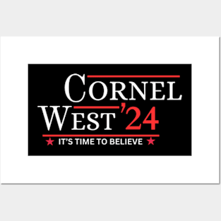 CORNEL WEST IT'S TIME TO BELIEVE 2024 Posters and Art